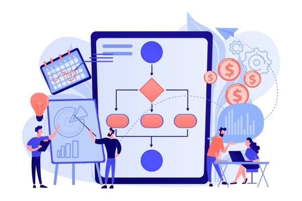 People using Web application for real time insights