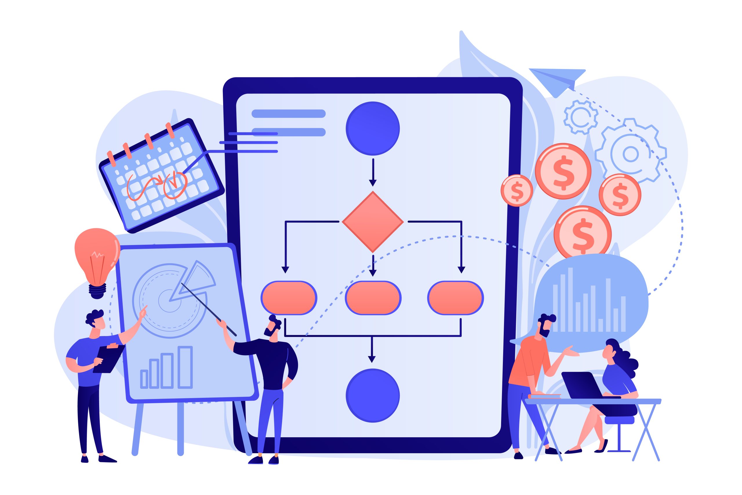 People using Web application for real time insights